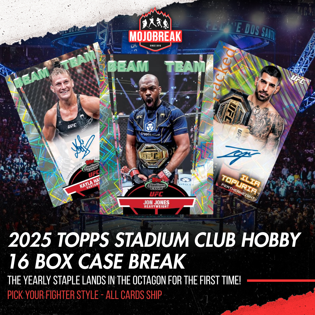 2025 Topps UFC Stadium Club Hobby 16 Box Pick Your Fighter #1