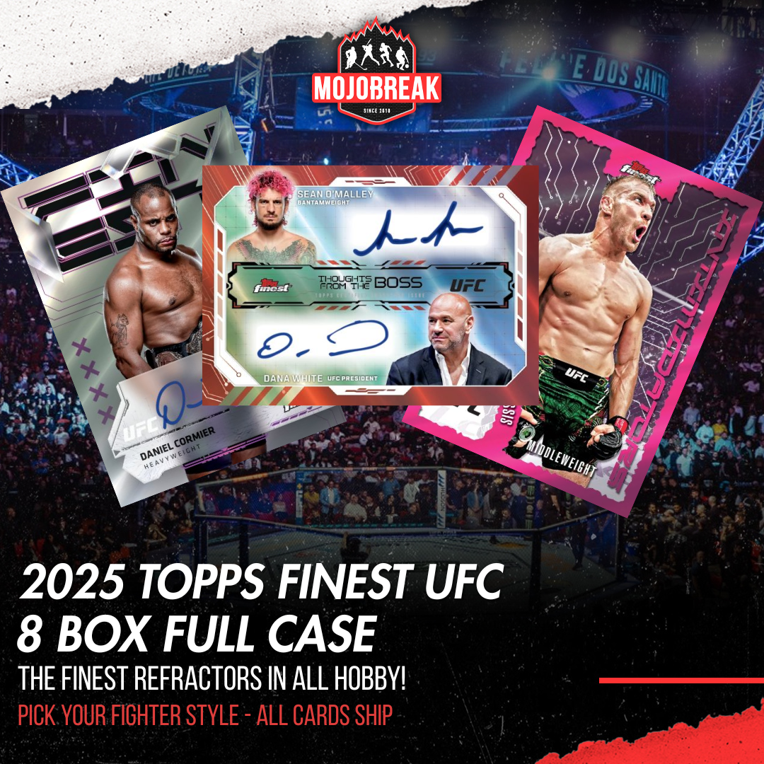2025 Topps Finest UFC Hobby 8 Box Pick Your Fighter #1