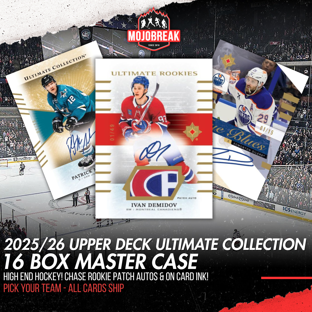 2025/26 Upper Deck Ultimate Collection Hockey Hobby 16 Box Master Case Pick Your Team #1