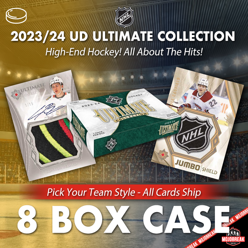 2023/24 Upper Deck Ultimate Collection Hockey Hobby 8 Box Case Pick Your Team #1
