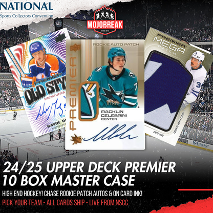 Live from NSCC 2024/25 UD Premier Hockey 10 Box Case PYT W/ Dan and Doug