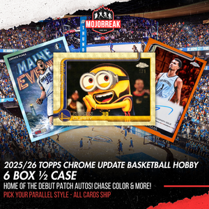 2025/26 Topps Chrome Update Series Basketball Hobby 6 Box Pick Your Parallel #1