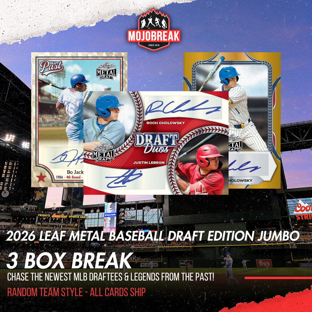 2026 Leaf Metal Draft Edition Baseball Jumbo 3 Box Random Team #2