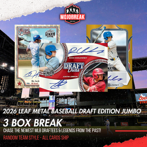2026 Leaf Metal Draft Edition Baseball Jumbo 3 Box Random Team #1