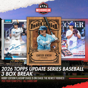 2026 Topps Update Series Baseball Hobby 3 Box Pick Your Team #2