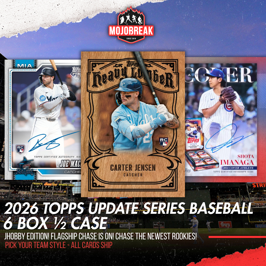 2026 Topps Update Series Baseball Hobby 6 Box Half Case Pick Your Team #1