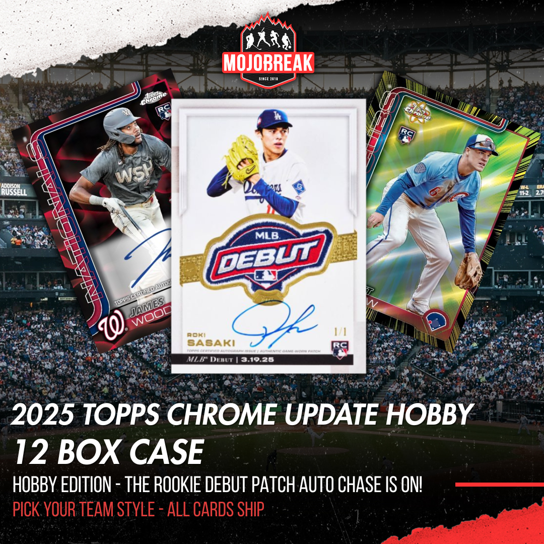 2025 Topps Chrome Update Series Baseball Hobby 12 Box Case Pick Your Team #2