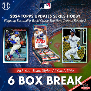 2024 Topps Update Series Baseball Hobby 6 Box Pick Your Team #1