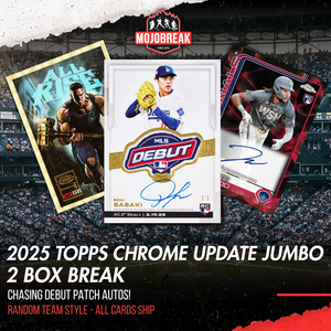 2025 Topps Chrome Update Series Hobby Jumbo 2 Box Break Random Team #2