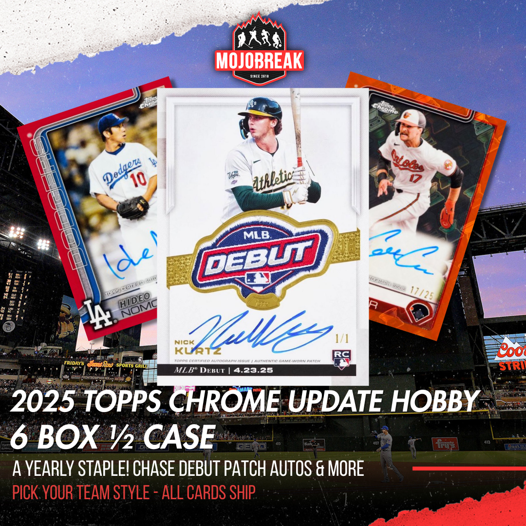 2025 Topps Chrome Update Series Baseball Hobby 6 Box Pick Your Team #3