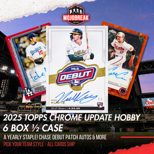 2025 Topps Chrome Update Series Baseball Hobby 6 Box Pick Your Team #1