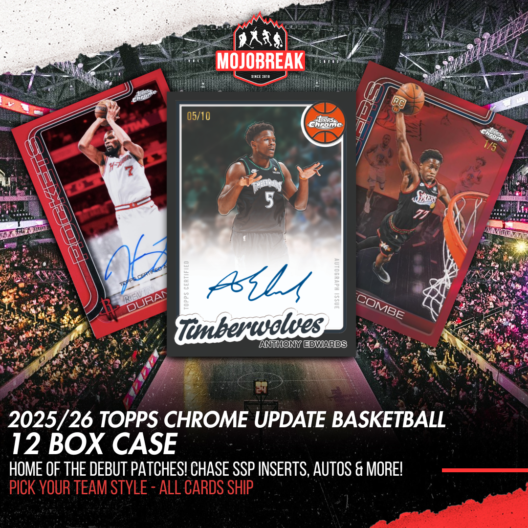 2025/26 Topps Chrome Update Series Basketball Hobby 12 Box Case Pick Your Team #1