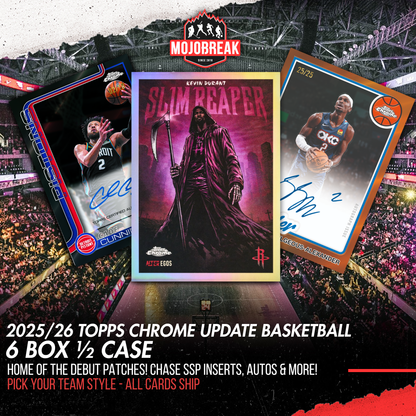 2025/26 Topps Chrome Update Series Basketball Hobby 6 Box Pick Your Team #2