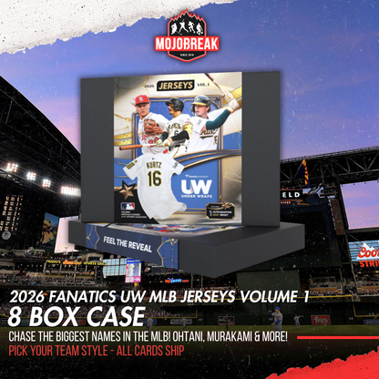 2026 Fanatics UW MLB Signed Jerseys Volume One 8 Box Case Pick Your Team #3