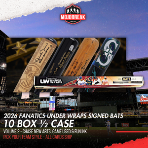 2026 Fanatics UW MLB Signed Bats Volume Two 8 Box Case Pick Your Team #1