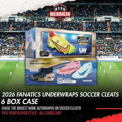 2026 Fanatics UW Autographed Soccer Cleats 6 Box Case Pick Your Player #1