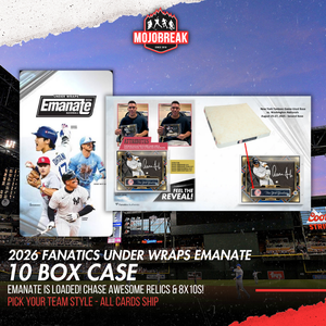 2026 Fanatics UW Emanate Baseball 10 Box Case Pick Your Team #2
