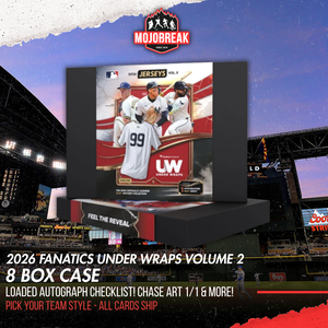 2026 Fanatics UW MLB Signed Jerseys Volume Two 8 Box Case Pick Your Team #2