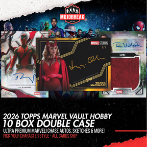 2026 Topps Marvel Vault Hobby 10 Box Double Case Pick Your Character #1