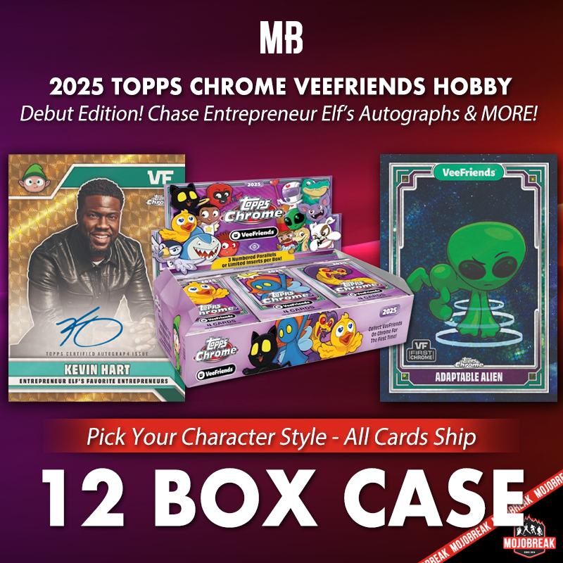 2025 Topps VeeFriends Chrome Hobby 12 Box Case Pick Your Character #1 (Listing 1 of 2)