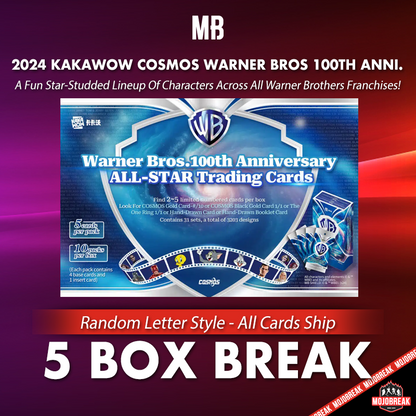 2024 Kakawow Cosmos Warner Bros. 100th Anniversary All-Star 5 Box Random Letter #2