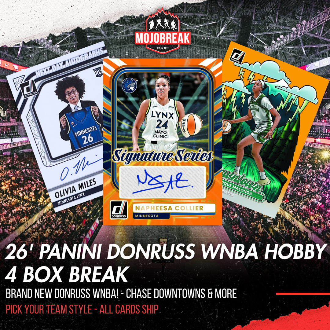2026 Panini Donruss WNBA Hobby 4 Box Pick Your Team #5