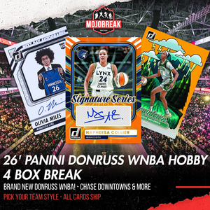 2026 Panini Donruss WNBA Hobby 4 Box Pick Your Team #1