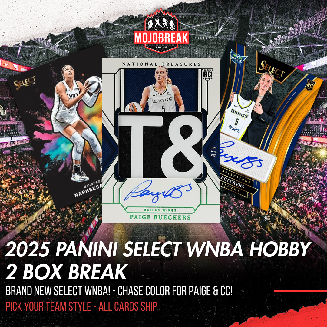 2025 Panini Select WNBA Hobby 2 Box Break Pick Your Team #2