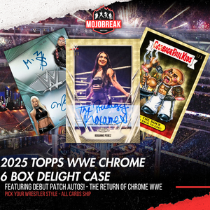 2026 Topps Chrome WWE Delight 6 Box Case Pick Your Wrestler #3