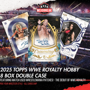 2025 Topps WWE Royalty 8 Box Double Case Pick Your Wrestler #1