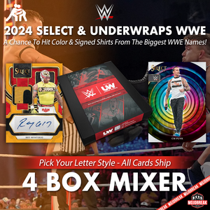 2024 Panini Select & Fanatics Underwraps WWE Hobby 4 Box Mixer Pick Your Letter #9