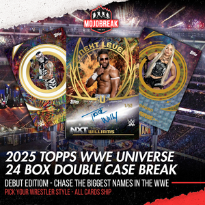 2025 Topps WWE Universe Hobby 24 Box Double Case Pick Your Wrestler #1
