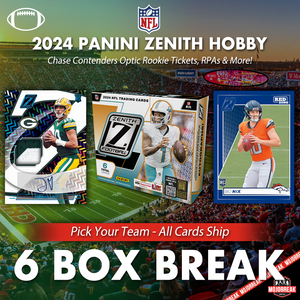 2024 Panini Zenith NFL Hobby 6 Box Pick Your Team #5