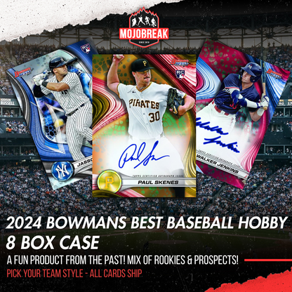 2024 Bowman's Best Baseball Hobby 8 Box Case Pick Your Team #19