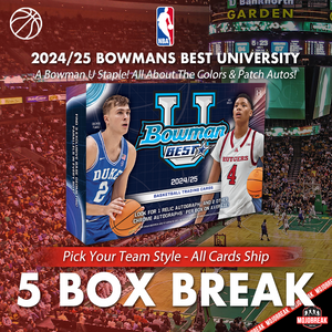 2024-25 Bowman University Best Basketball Delight 5 Box Pick Your Team #16