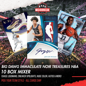 Big Dawg Immaculate Noir Treasures NBA 10 Box Mixer Pick Your Team #20