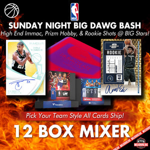 Sunday Night Big Dawg NBA Bash 12 Box Mixer Pick Your Team #2