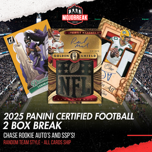 Multi Year Panini Football Big Dawg 5 Box Mixer Random Team #1