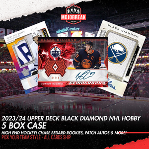 2023-24 Upper Deck Black Diamond Hockey 5 Box Case Pick Your Team #12