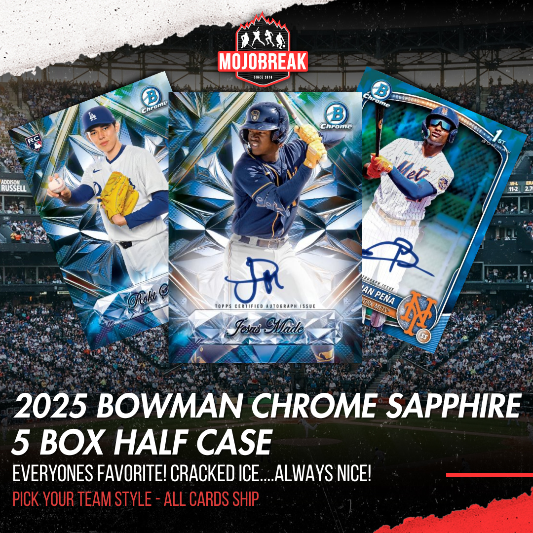 2025 Bowman Chrome Sapphire Baseball 5 Box Pick Your Team #3