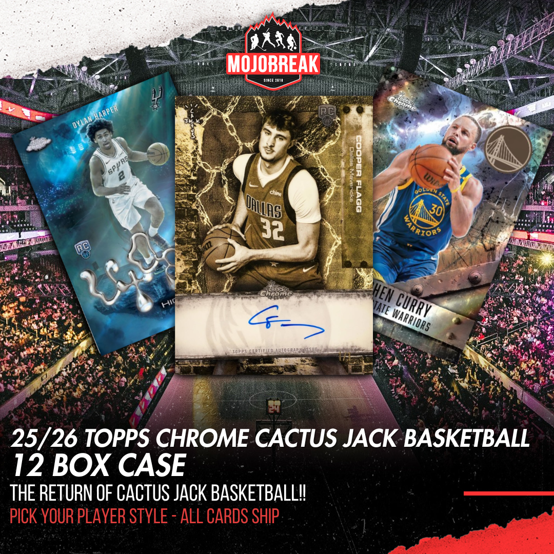 2025/26 Topps Chrome Cactus Jack Basketball 12 Box Case Pick Your Player #3