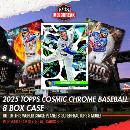 2025 Topps Cosmic Chrome Baseball Hobby 8 Box Case Pick Your Team #6