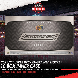 2023-24 Upper Deck Engrained Hockey 10 Box Inner Case Pick Your Team #1