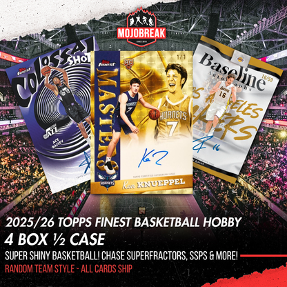 2025/26 Topps Finest Basketball Hobby 4 Box Random Team #1
