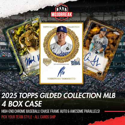 2025 Topps Gilded Collection Baseball Hobby 4 Box Case Pick Your Team #4