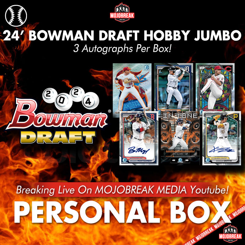 Personal Box - 2024 Bowman Draft Baseball Hobby Jumbo Box (PB)