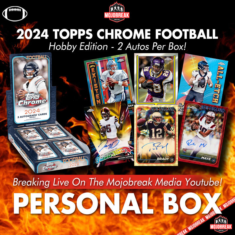 Personal Box - 2024 Topps Chrome Football Hobby Box (PB)