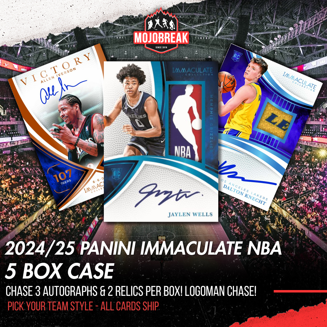 2024-25 Panini Immaculate Basketball Hobby 5 Box Case Pick Your Team #3