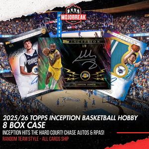 2025/26 Topps Inception Basketball Hobby 8 Box Case Random Team #1