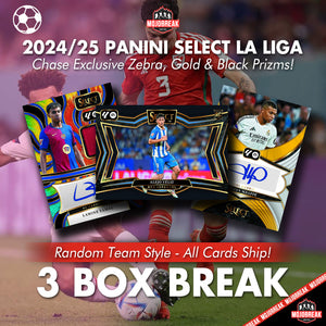 2024-25 Panini Select La Liga Soccer 3 Box Random Team #1